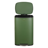 Connor Rectangular 13-Gallon Trash Can with Soft-Close Lid and FREE Mini Trash Can