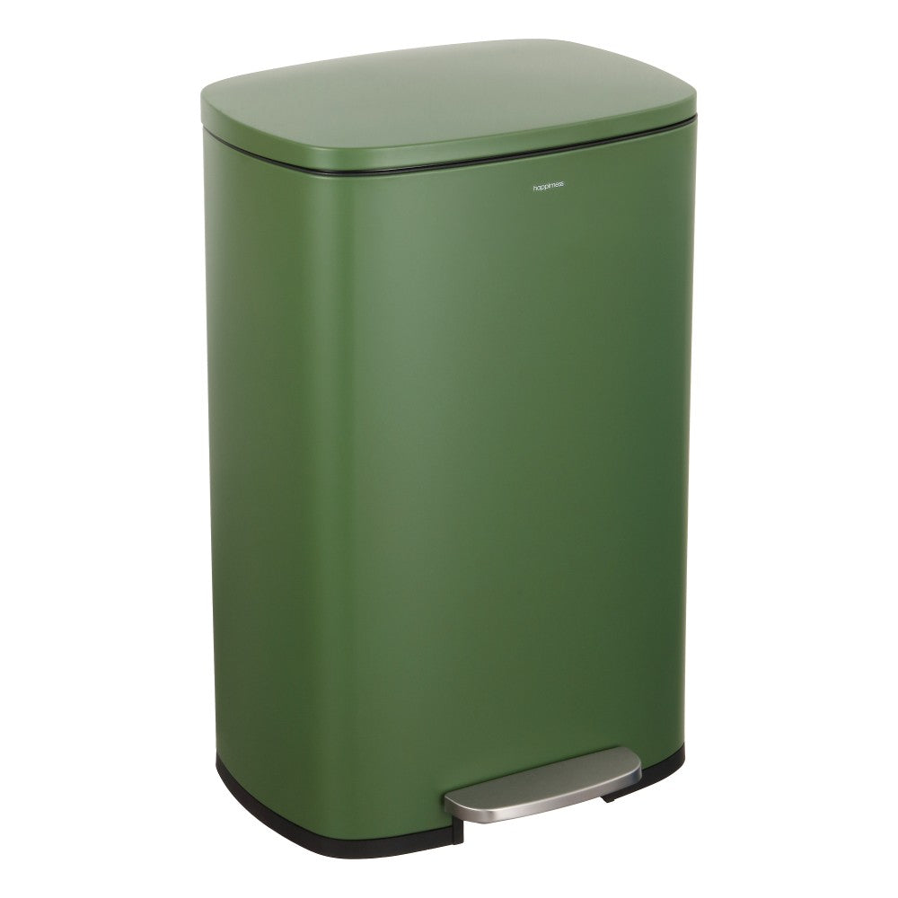 Connor Rectangular 13-Gallon Trash Can with Soft-Close Lid and FREE Mini Trash Can
