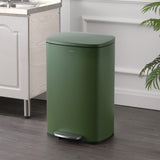 Connor Rectangular 13-Gallon Trash Can with Soft-Close Lid and FREE Mini Trash Can