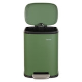 Connor Rectangular 13-Gallon Trash Can with Soft-Close Lid and FREE Mini Trash Can