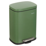 Connor Rectangular 13-Gallon Trash Can with Soft-Close Lid and FREE Mini Trash Can