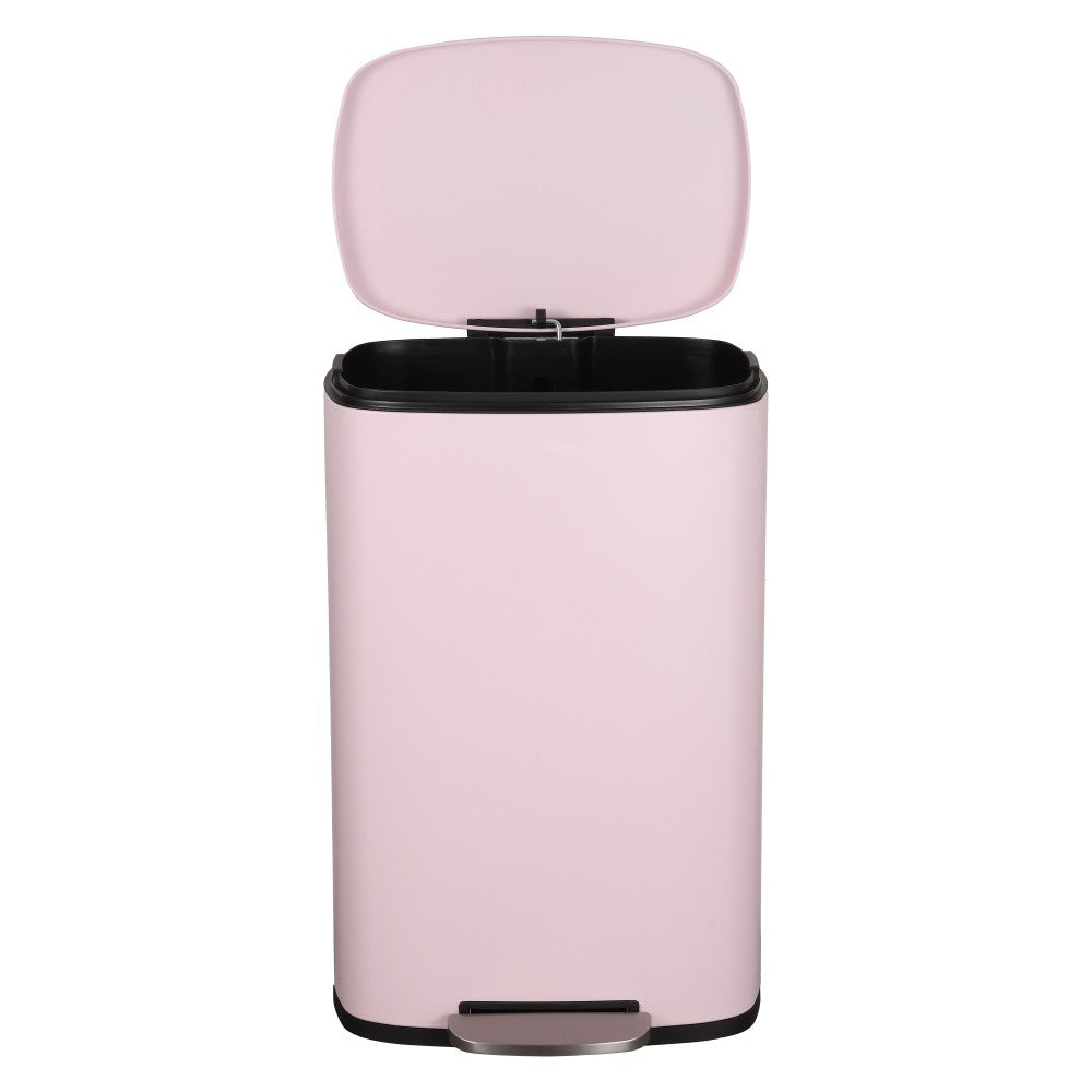 Connor Rectangular 13-Gallon Trash Can with Soft-Close Lid and FREE Mini Trash Can