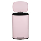 Connor Rectangular 13-Gallon Trash Can with Soft-Close Lid and FREE Mini Trash Can