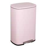 Connor Rectangular 13-Gallon Trash Can with Soft-Close Lid and FREE Mini Trash Can