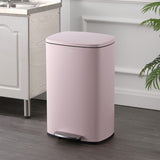Connor Rectangular 13-Gallon Trash Can with Soft-Close Lid and FREE Mini Trash Can