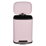 Connor Rectangular 13-Gallon Trash Can with Soft-Close Lid and FREE Mini Trash Can