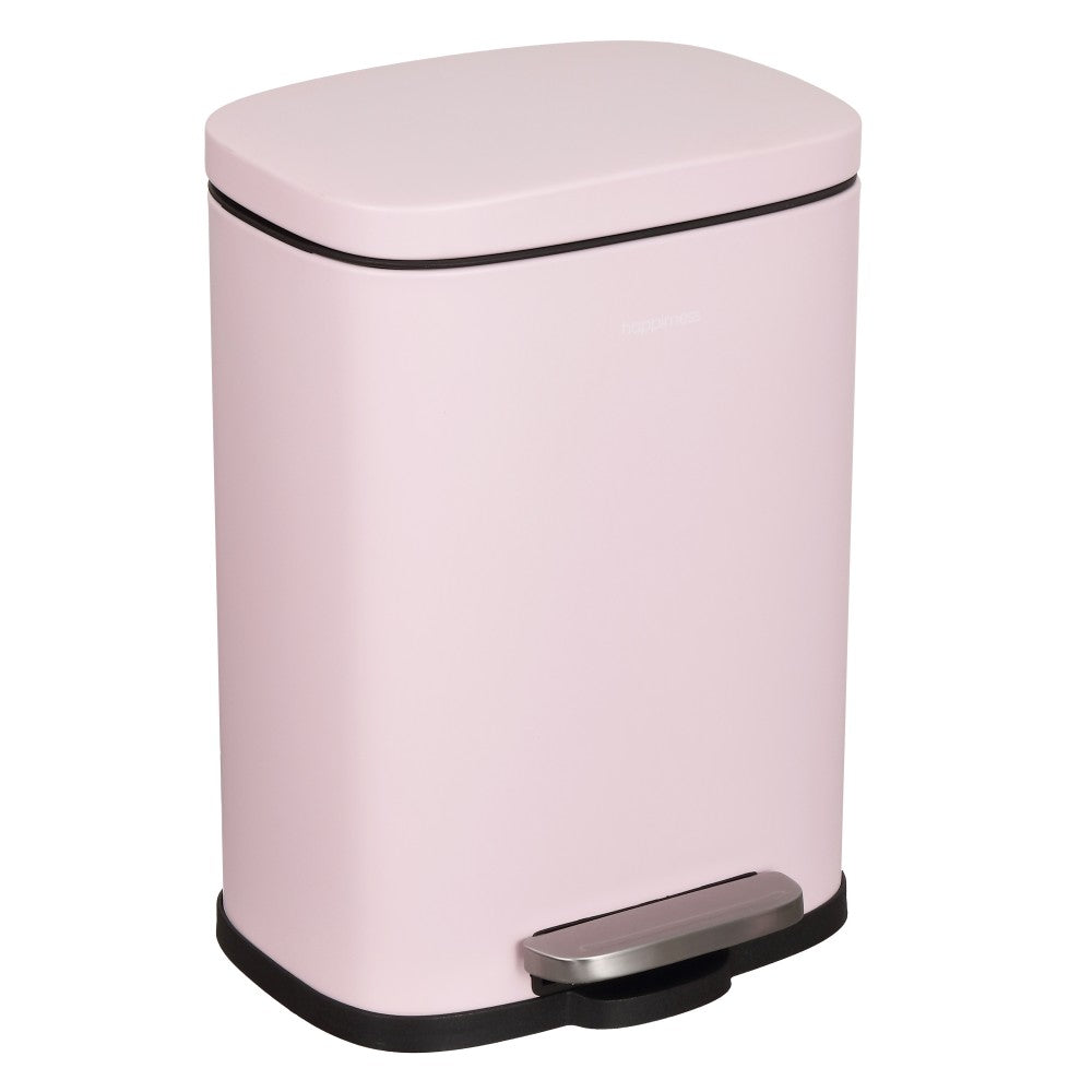 Connor Rectangular 13-Gallon Trash Can with Soft-Close Lid and FREE Mini Trash Can