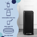 Betty Retro 30 Liters/8 Gallon Trash Can