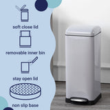 Betty Retro 30 Liters/8 Gallon Trash Can