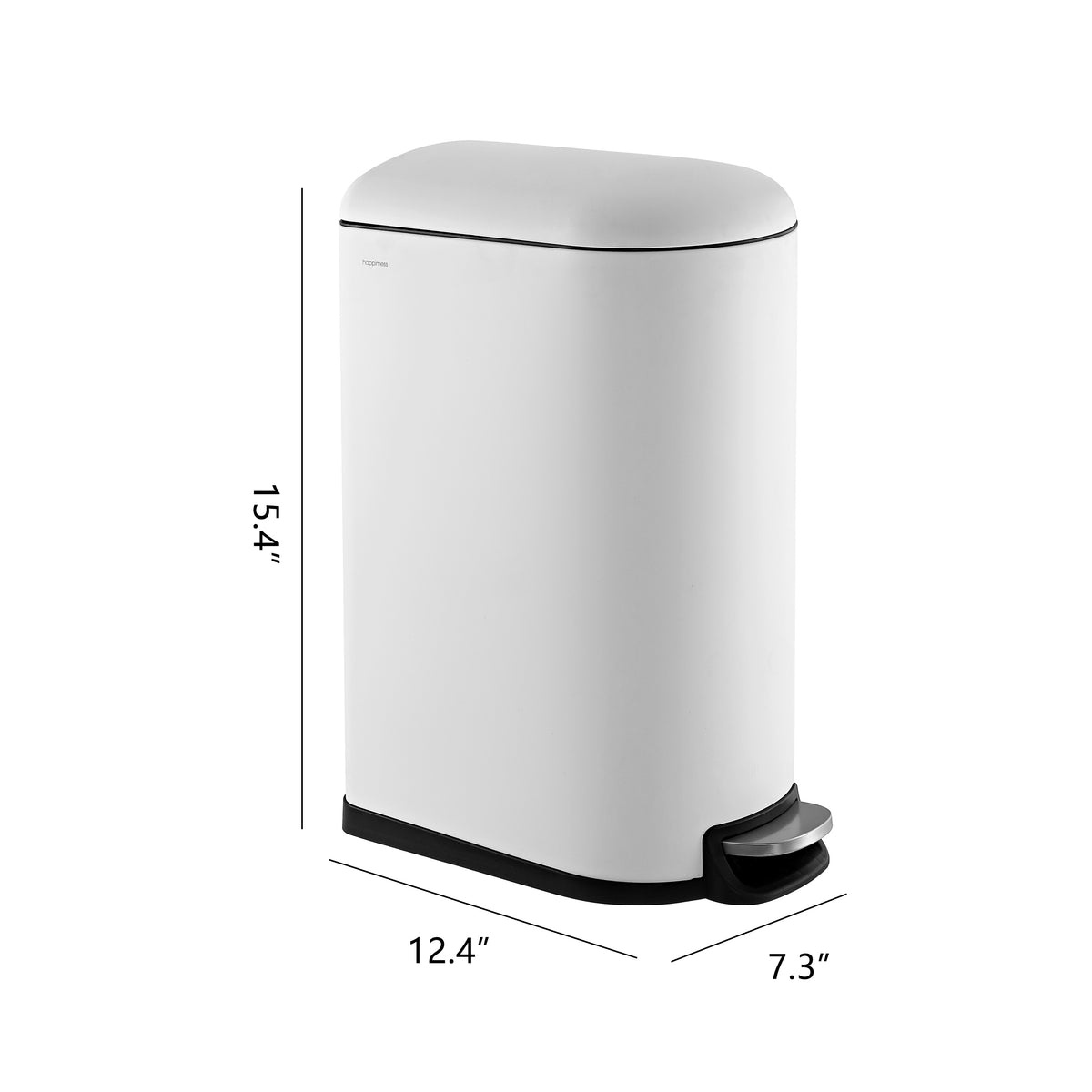 Rassol Mini 2.6-Gallon Step-Open Trash Can