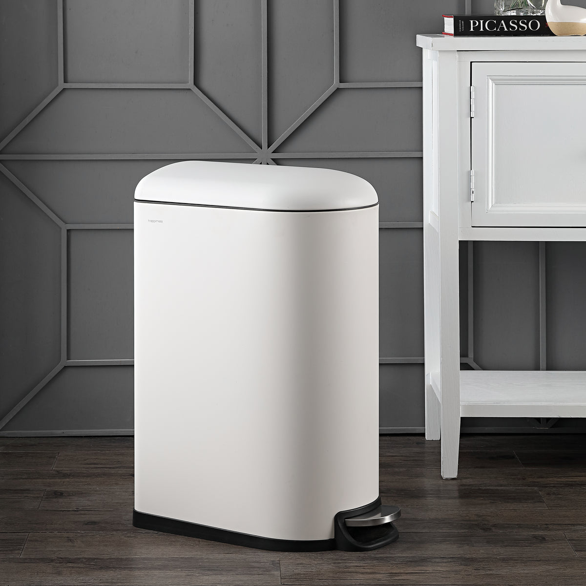 Rassol Mini 2.6-Gallon Step-Open Trash Can