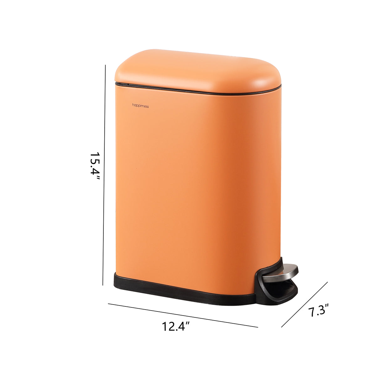 Rassol Mini 2.6-Gallon Step-Open Trash Can