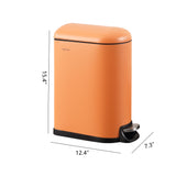 Rassol Mini 2.6-Gallon Step-Open Trash Can