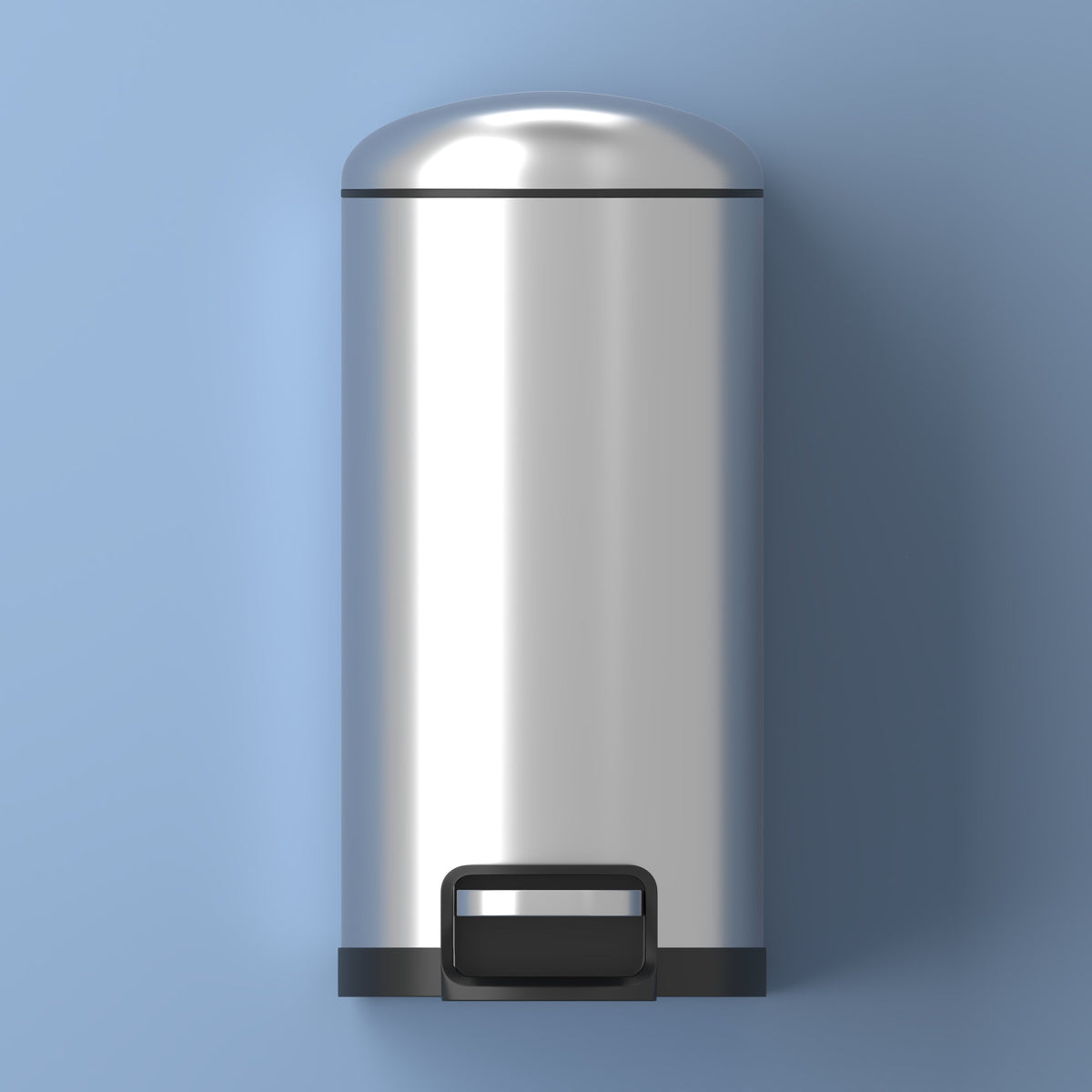 Slyd 10.6-Gallon Step-Open Trash Can