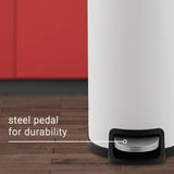 Slyd 10.6-Gallon Step-Open Trash Can