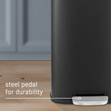 Abrahamus 30 Liter/8 Gallon Step-Open Trash Can