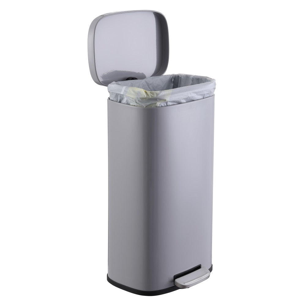 Abrahamus 30 Liter/8 Gallon Step-Open Trash Can
