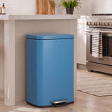 Abrahamus 30 Liter/8 Gallon Step-Open Trash Can