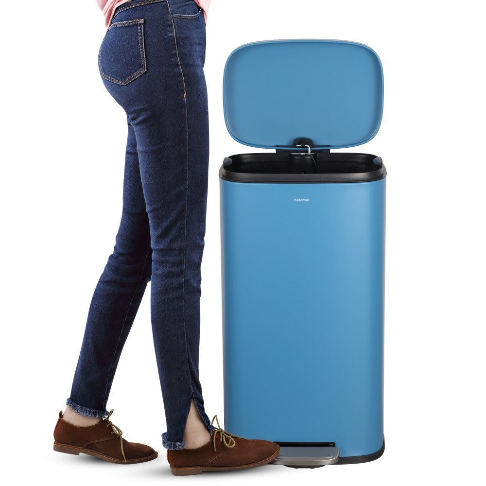 Abrahamus 30 Liter/8 Gallon Step-Open Trash Can