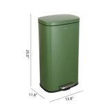 Abrahamus 30 Liter/8 Gallon Step-Open Trash Can