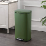 Abrahamus 30 Liter/8 Gallon Step-Open Trash Can
