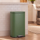 Abrahamus 30 Liter/8 Gallon Step-Open Trash Can