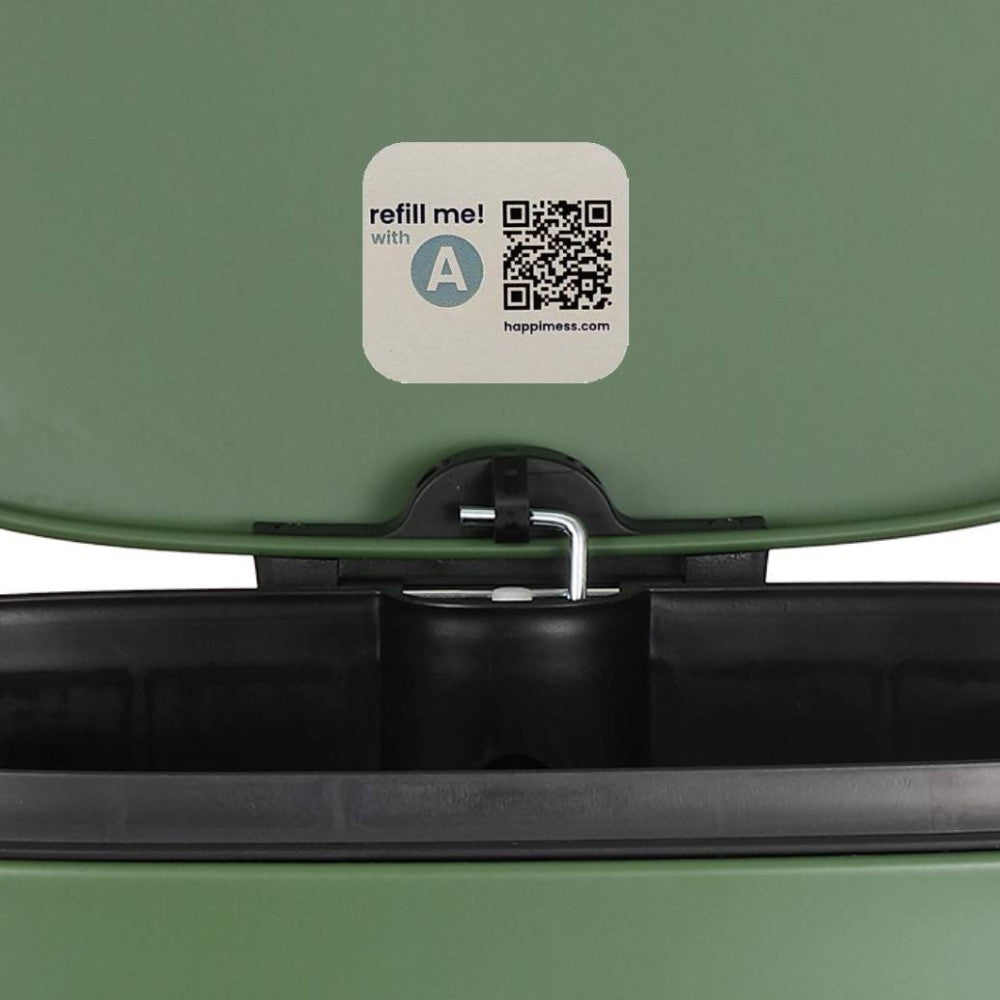 Abrahamus 30 Liter/8 Gallon Step-Open Trash Can