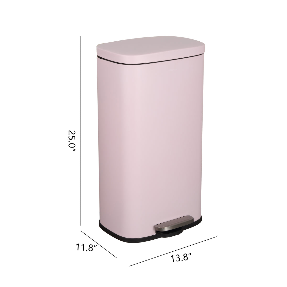 Abrahamus 30 Liter/8 Gallon Step-Open Trash Can