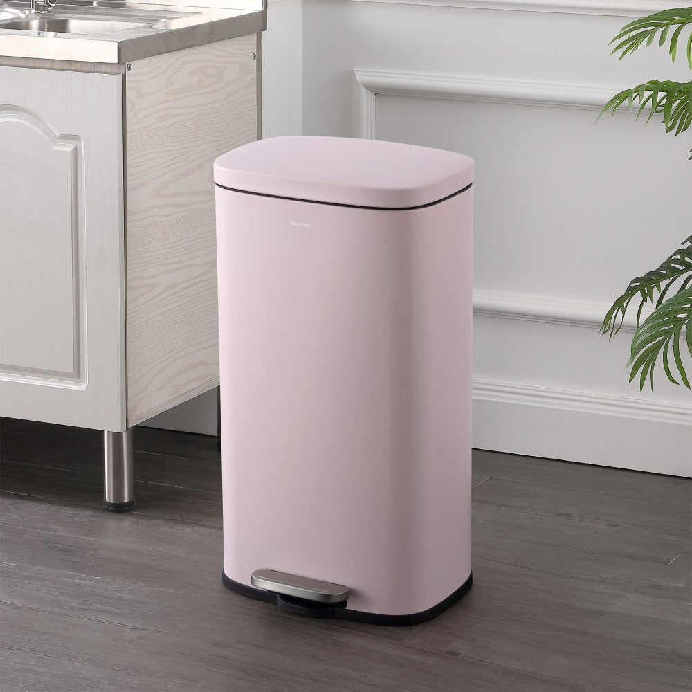 Abrahamus 30 Liter/8 Gallon Step-Open Trash Can