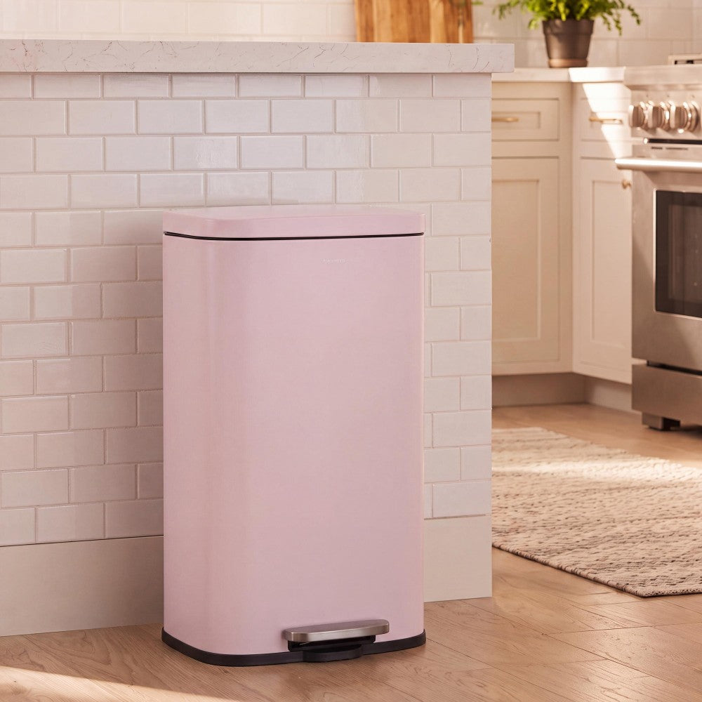 Abrahamus 30 Liter/8 Gallon Step-Open Trash Can