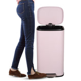 Abrahamus 30 Liter/8 Gallon Step-Open Trash Can