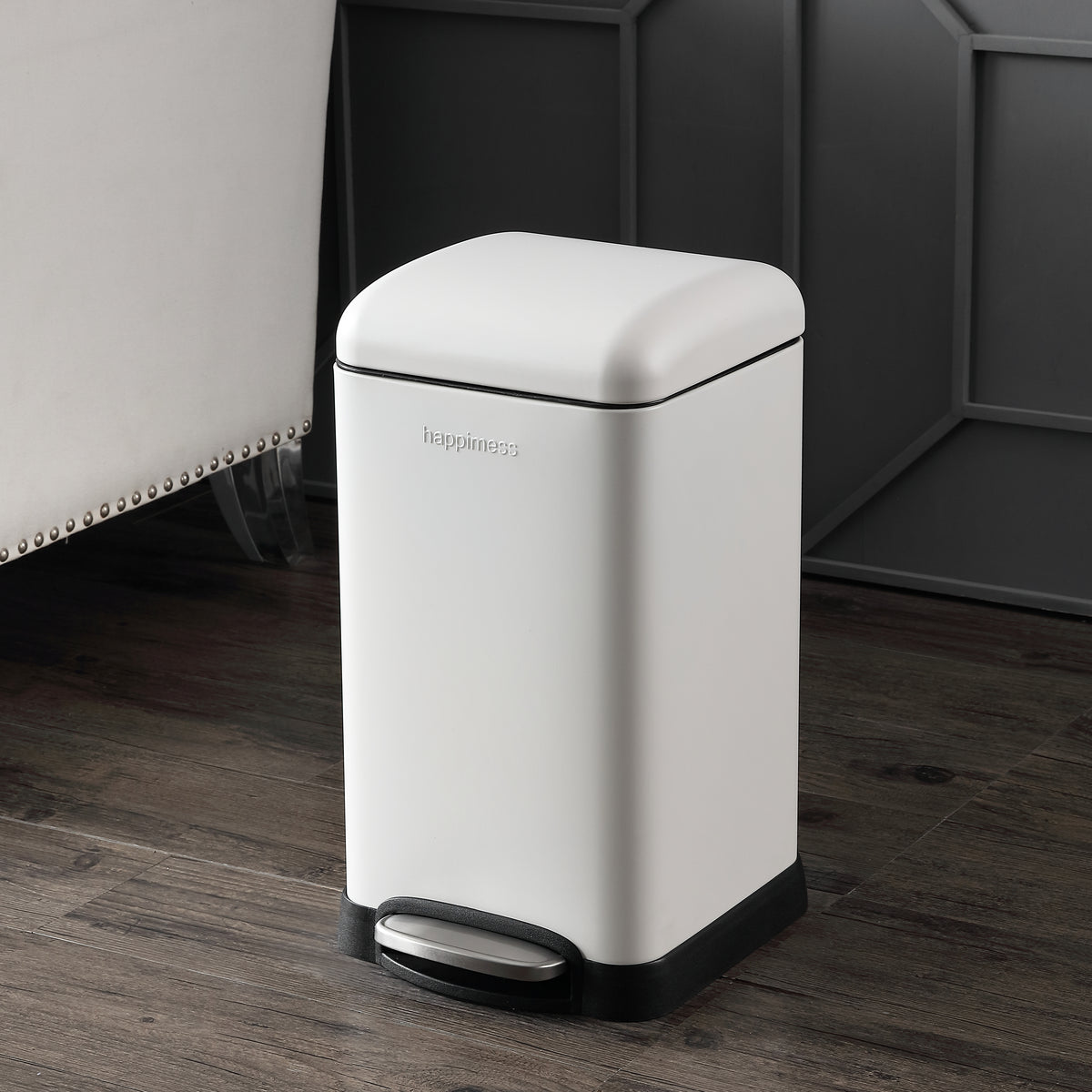 Lopus Retro Mini 3.2-Gallon Step-Open Trash Can