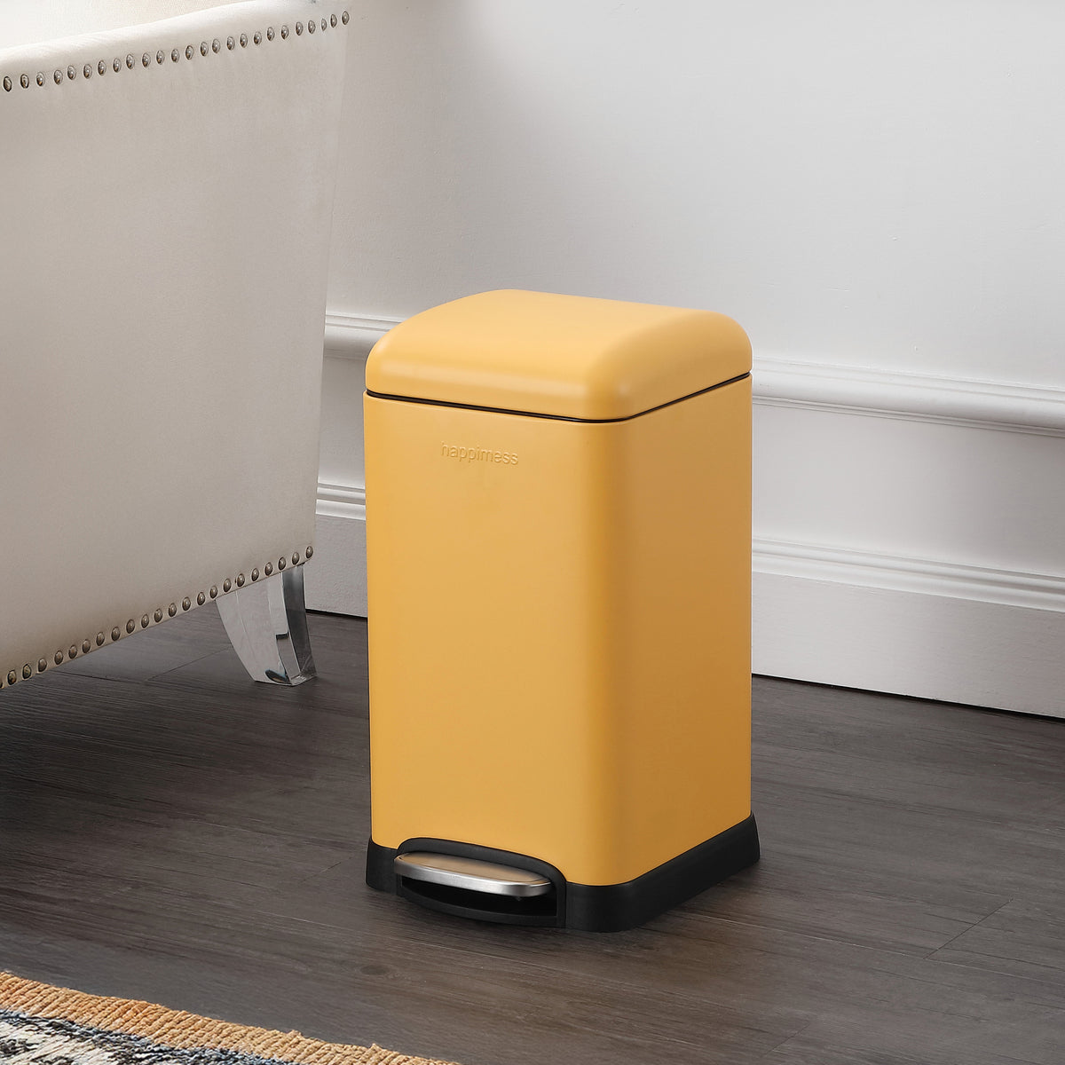 Lopus Retro Mini 3.2-Gallon Step-Open Trash Can