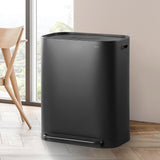 Beni Kitchen Trash/RecycLing 16-Gallon Double-Bucket Step-Open Trash Can