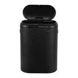 Robo Kitchen 13.2-Gallon Slim Oval Motion Sensor Touchless Trash Can with Touch Mode