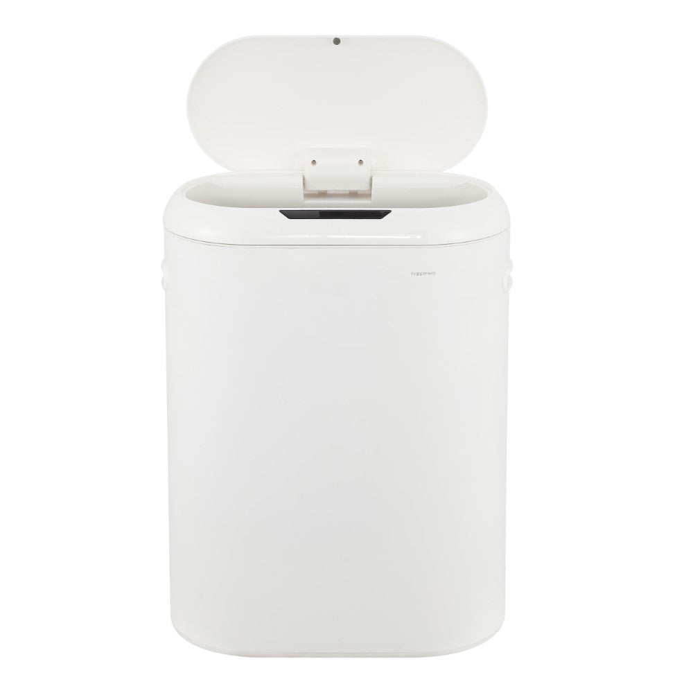 Robo Kitchen 13.2-Gallon Slim Oval Motion Sensor Touchless Trash Can with Touch Mode