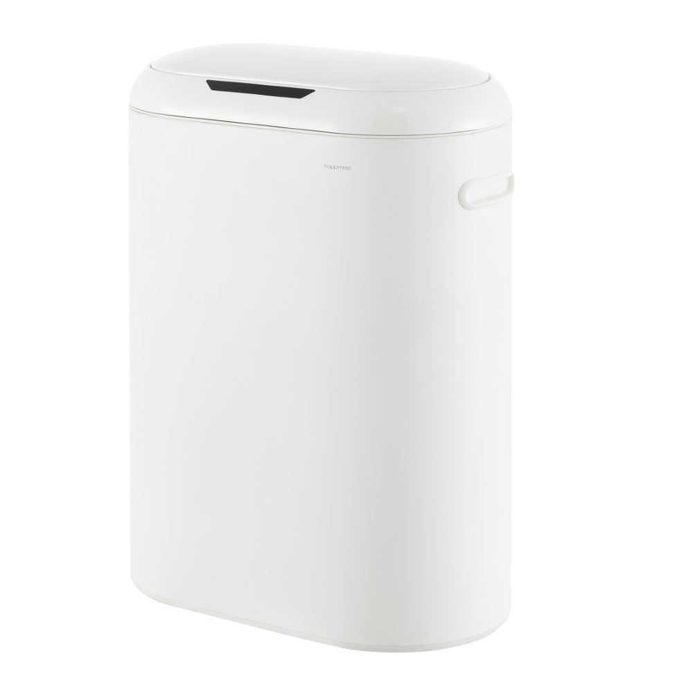 Robo Kitchen 13.2-Gallon Slim Oval Motion Sensor Touchless Trash Can with Touch Mode