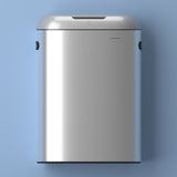 Robo Kitchen 13.2-Gallon Slim Oval Motion Sensor Touchless Trash Can with Touch Mode
