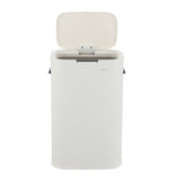 Tammi Kitchen 14.5-Gallon Slim Metal Push Button Trash Can