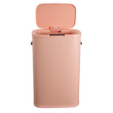 Tammi Kitchen 14.5-Gallon Slim Metal Push Button Trash Can