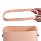 Tammi Kitchen 14.5-Gallon Slim Metal Push Button Trash Can