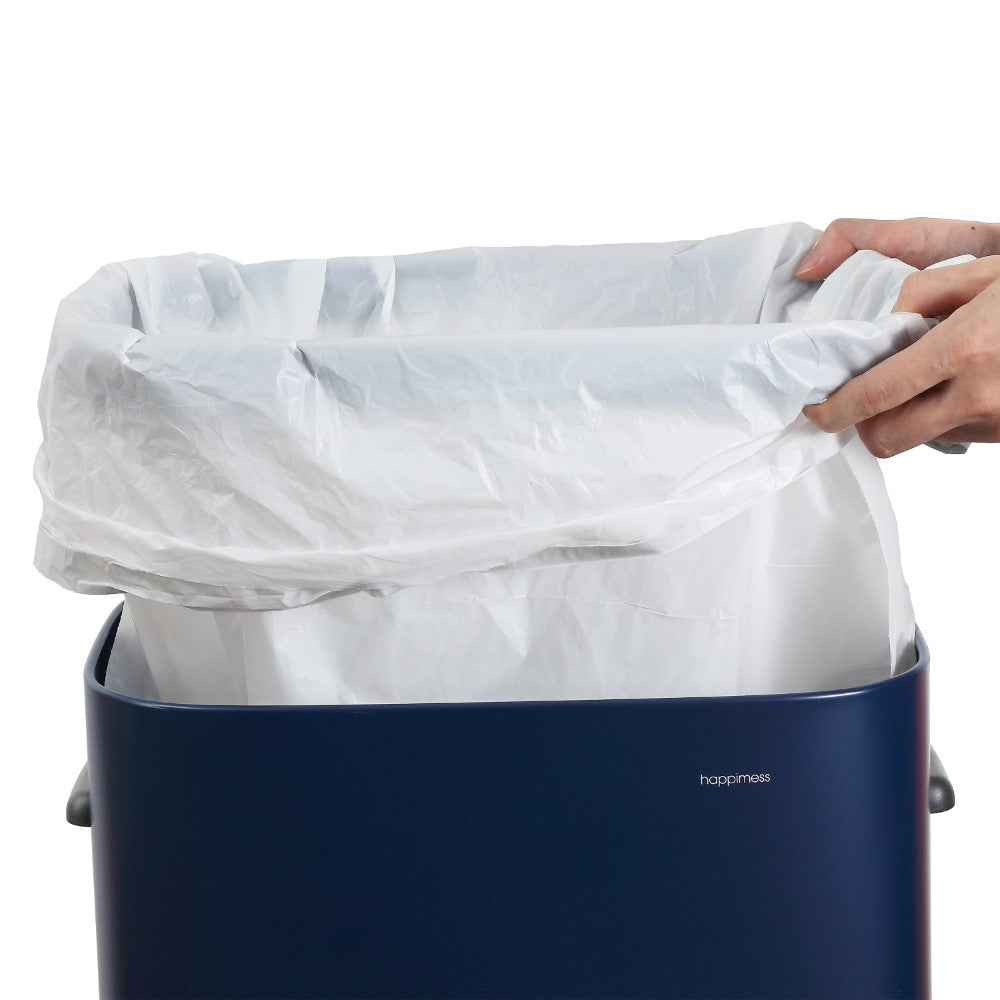 Tammi Kitchen 14.5-Gallon Slim Metal Push Button Trash Can