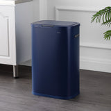 Tammi Kitchen 14.5-Gallon Slim Metal Push Button Trash Can