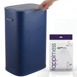 Tammi Kitchen 14.5-Gallon Slim Metal Push Button Trash Can