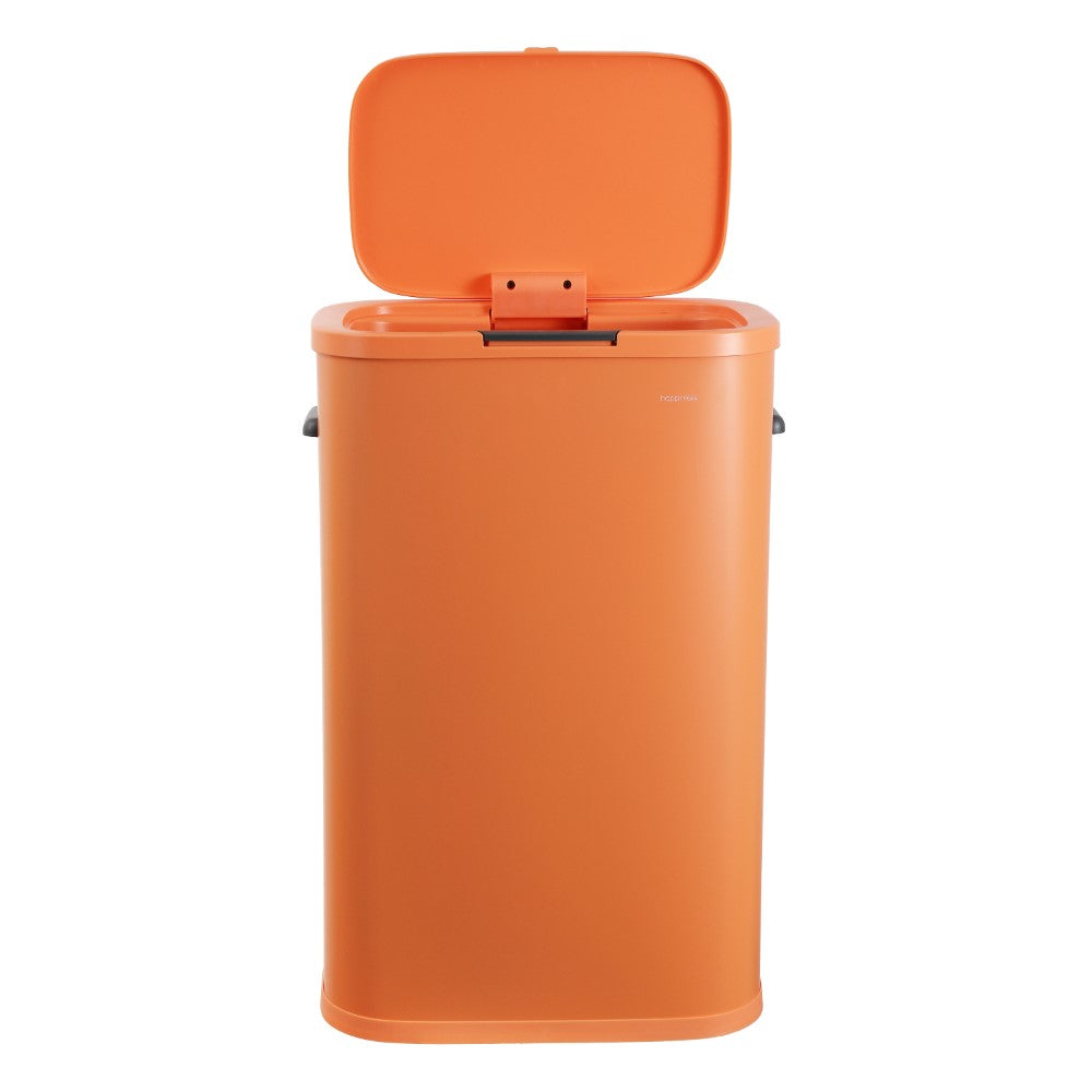 Tammi Kitchen 14.5-Gallon Slim Metal Push Button Trash Can