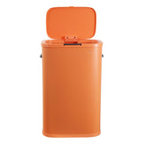 Tammi Kitchen 14.5-Gallon Slim Metal Push Button Trash Can