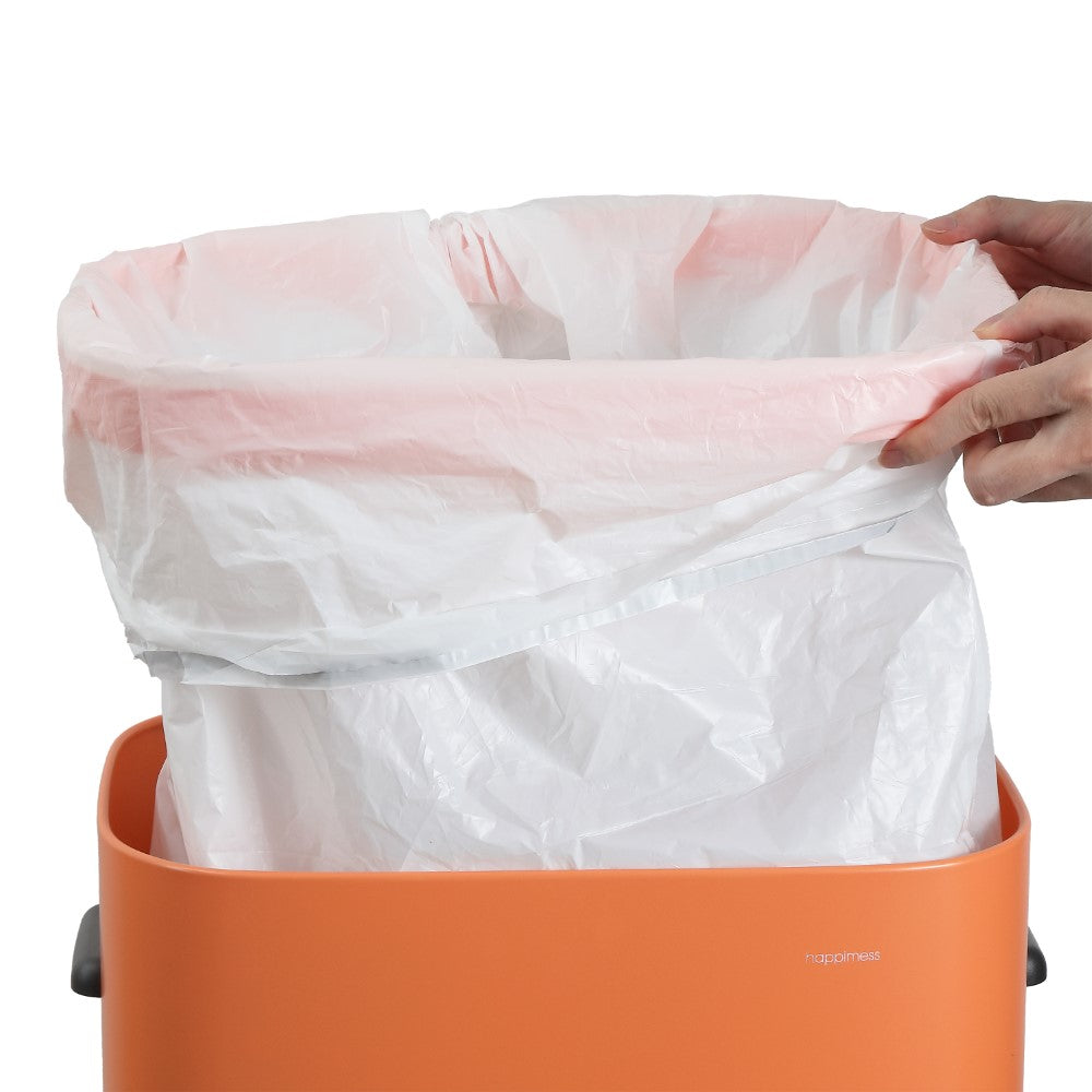 Tammi Kitchen 14.5-Gallon Slim Metal Push Button Trash Can