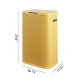 Tammi Kitchen 14.5-Gallon Slim Metal Push Button Trash Can