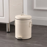 Theo Retro 8-Gallon Step Trash Can with Soft-Close Lid and FREE Mini Trash Can