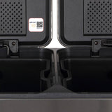 Birch Rectangular 16 Gallon (60L) Dual Compartment Recycling Step Pedal Trash Can with Soft-Close Double Lids